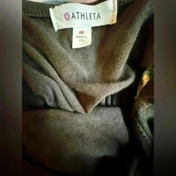 ATHLETA-Black and Gray Tie Dye Midi-Size M - Picture 6 of 8